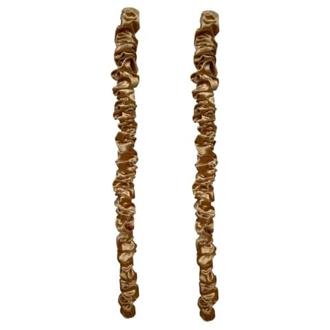 Chandelier Chain Covers 2 Pack Gold Cable Covers 70.8 inches Flannel Fabrics Decorative Cord Hider Cable Management Cover