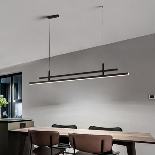 Plafonnier linéaire chic à LED variable pour intérieur moderne - 3