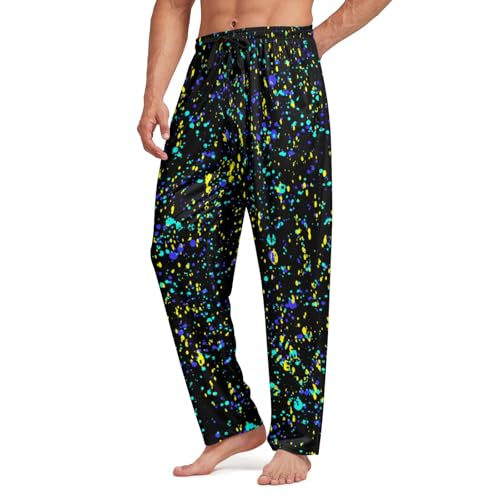 Mens Pajama Pants lemon Long Sleep Pajama Bottoms Sleepwear Elastic Drawstring Comfy Lounge Pants3