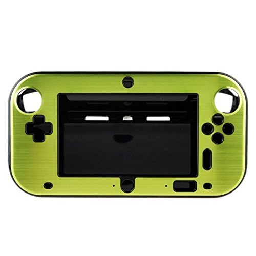 OSTENT Anti-Shock Hard Plastic Box Cover Case Shell for Nintendo Wii U Gamepad Color Green