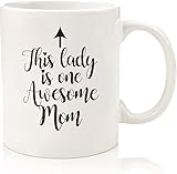 Photo Gallery eletina tazza da caffè con scritta "this lady is one awesome mom", regalo per la festa della mamma per gli amici, per la festa della mamma, regalo per mamme da figlia, figlio, migliore amica, regalo Photo Gallery eletina tazza da caffè con scritta "this lady is one awesome mom", regalo per la festa della mamma per gli amici, per la festa della mamma, regalo per mamme da figlia, figlio, migliore amica, regalo