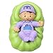 Replacement Part for Fisher-Price Little People Big Helpers Family - FTL14 ~ Replacement Hispanic Baby Figure ~ Green Basket ~ Purple Outfit