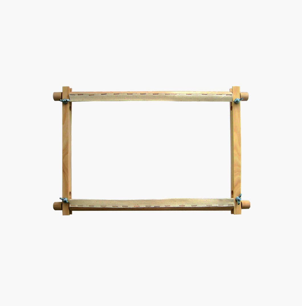 Cornice per ricamo in legno (24 x 45 cm)