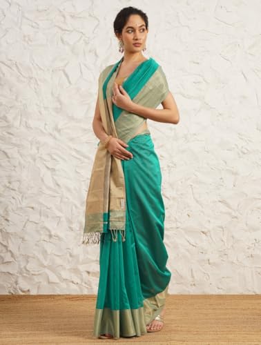 Jaypore maheshwari cotton silk saree – image 5