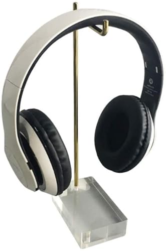 MRKU Headphone Stand Holder Headset Hook Hanger Desktop Rack Acrylic Gaming Earphone Display Bracket For Over Ear