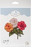 Elizabeth Craft Designs 1374 Metal Die Garden Notes Tuberous Begonia