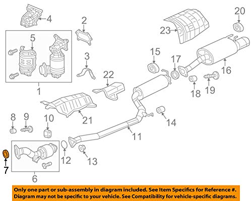 Genuine Honda 18229-TR7-A01 Exhaust Flexible Gasket