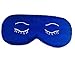 Double Sided Silk Eye Mask Lovely Personality Eyeshade Sleep Eye Mask PINK Eyes