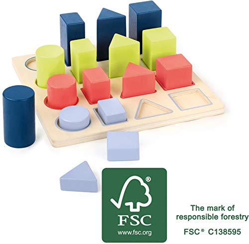 Small foot 11100 Puzzle Geometria Educare in