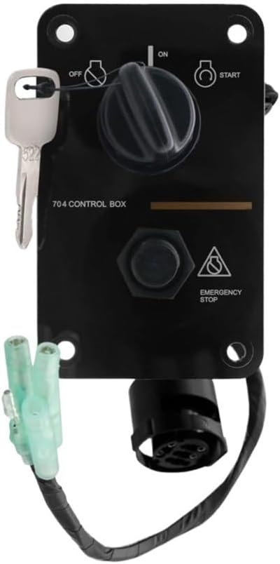 Outboard Key Ignition Switch Panel Assembly Compatible with 704-82570-01-00 704-82570-12-00 70 704-82570-08-00