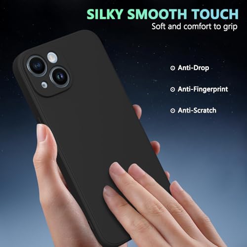 Image of for iPhone 13 mini Case Black, Scratch Resistant with Soft Touch, Slim Thin Phone Cover for iPhone 13 mini 5.4 inch
