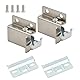 2 Pcs Wandhalterung für Hängeschrank, Verzinkter Stahl Schrank Metallhängeschienen, Professionelle Küche Schrankaufhängung, Schrank Befestigung wand Hänger, Hängeschränke Küche Wandhalterung