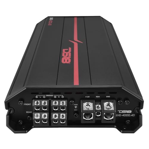 Amplificateur stéréo full-range classe D 4 canaux pour haut-parleur auto