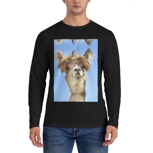 T-shirt léger manches longues imprimé lama homme EdWal