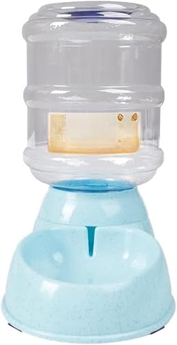Yubbuio ペット給水器 自動給水 自動給餌機 3.8L 大容量 犬 猫用 ウォーターディスペンサー ペット用品 (自動給水器,ブルー)