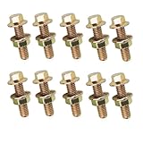 Icyfond 10PCS Exhaust Manifold Bolt Kit, 0.7