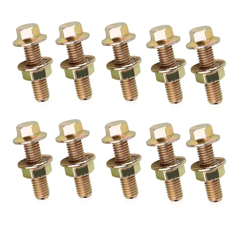 Icyfond 10PCS Exhaust Manifold Bolt Kit, 0.7