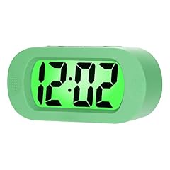 Plumeet Kids Alarm Clock Large Digital LCD Travel Alarm Clocks with Snooze and Night Light