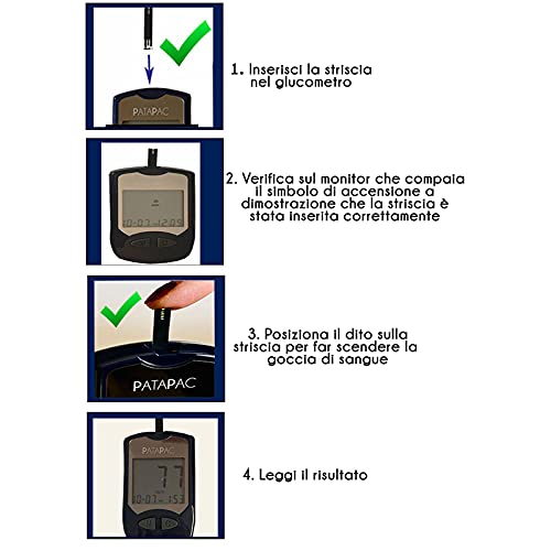 PataPac Glucometro kit completo