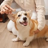 Trimmmesser Hund 2-Teiliger - Satz Haustier Hundetrimmer & Unterwollkamm mit Holzgriff für Rauhaardackel & Katzenpflege - Sicheres Fellpflege mit Spielball für Haustierpflege & Unterhaltung