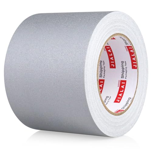 Image of JIALAI HOME 4 Inch Gaffers Tape - 30 Yards per Roll Wide Gray Gaff Tape - Non-Reflective, Grafting Tape for Filming, Photography, Radio, Heavy-Duty Water Resistant Matte Finish Gaff Tape, Grey