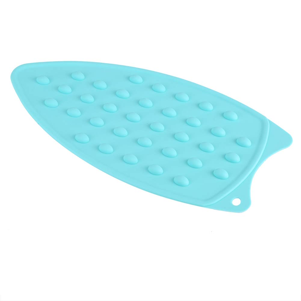 Encasa XO Siliconen mat voor hete strijkijzers, hittebestendig, antislip, dikker kussen ter bescherming van je tafel tijdens het strijken, niet brandend, grijs