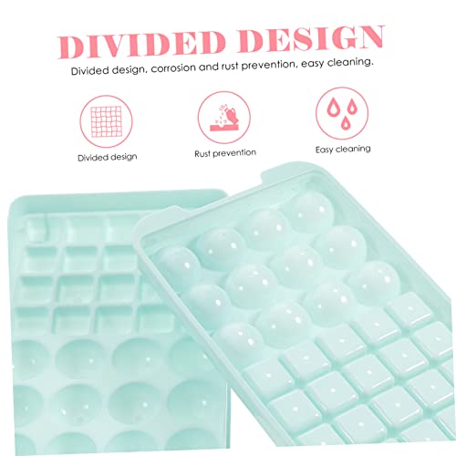 Molde para cubitos de hielo multi capa práctico miniatura 2