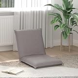 NLQMSU Bodensessel, verstellbar, Taupe, Stoff