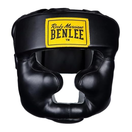 BENLEE Rocky Marciano Kopfschützer Full Protection - Casco de Boxeo, Color Negro, Talla l/XL