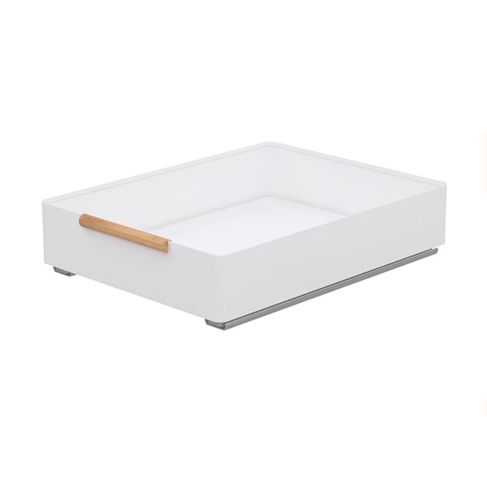 Esta Cesta de Almacenamiento extraíble para Armario, Caja organizadora de Armario, separadores de cajones fáciles de extraer para Armario, para armarios de Cocina y Oficina (42x32,2x17,5cm)