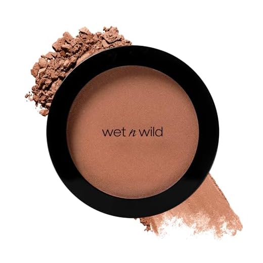 wet n wild Color Icon Blush, Effortless Matte Natural Sheer Glow & Seamless Blend, Luxuriously Infused Smooth Jojoba Oil, Cruelty-Free & Vegan - Naked Brown