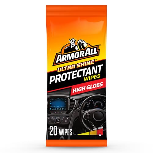 Armor All Dashboard Wipes Gloss Finish 20 Wipes, White