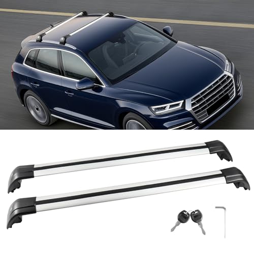 Roof Racks Cross Bars for Audi Q5 2009-2017 Lockable Crossbars