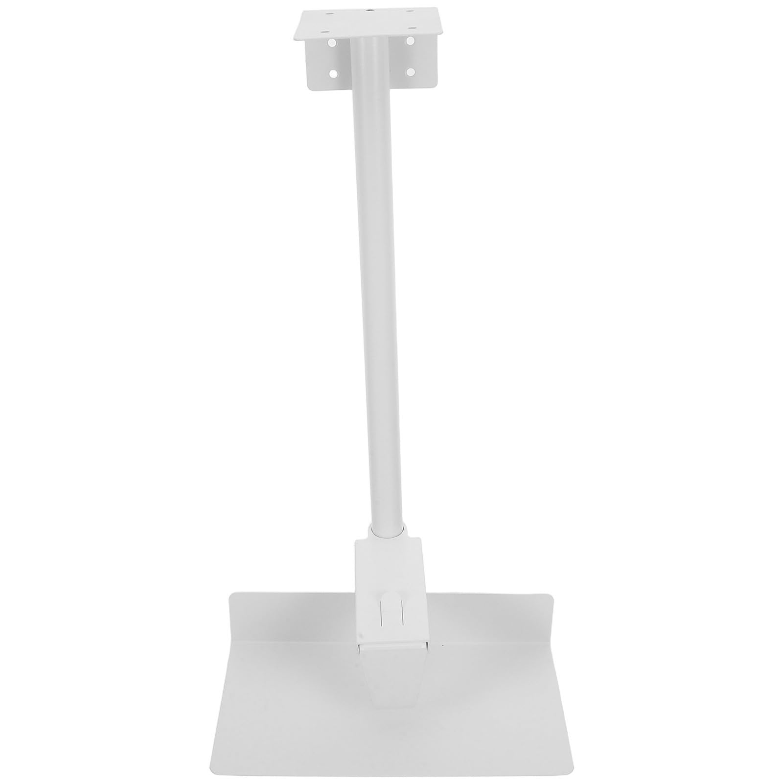 ORFOFE Supporto CPU Sotto Scrivania a Parete, Staffa per Case Computer in Acciaio Laminato a Freddo, Larghezza Regolabile, Capacità 55lb, Bianco, per Ufficio e Workplace