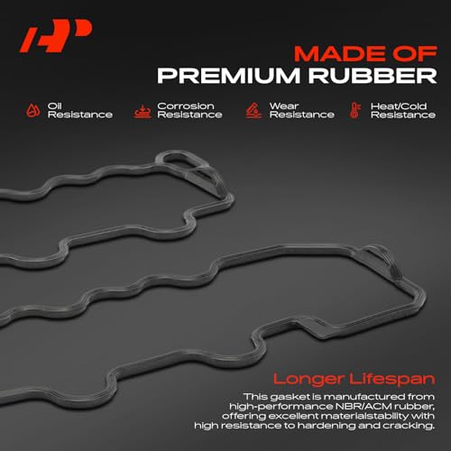 Image of A-Premium Engine Valve Cover Gasket Set, for Oil or Gas Leak Repair | Fits Mercedes-Benz CL500, CLK430, CLK500, CLS500, E430, E500, G500, ML430, ML500, R500, S430, S500, SL500, 4.3L 5.0L 5.5L