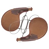 NIYANGLE Feldflasche und Wasserbeutel 2 Stück aus PU Leder mit Tragegurt Antike Wasserflasche 30cm...