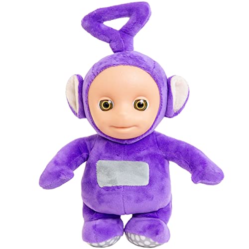 Teletubbies Talking Plush Tinky Winky - Says Over Ten Phrases from The Show - Doll Measures 11 Inches - Officially Licensed Stuffed Animal Toy Cute Doll for Kids - Purple
