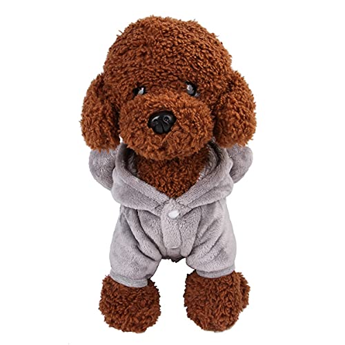 Pet Halloween Costume Autumn And Winter Models Cartoon Coral Fleece Pet Costume Puppy Warm Outfits Hoodie Animal Autumn Winter Clothes Christmas Elk Pet Costume Four-Legged Koala Halloween #TOP3