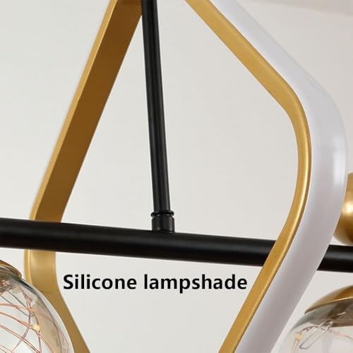 Lustre pour Îlot de Cuisine Moderne LWX, Suspension LED Variable pour Salle à Manger Chaleureuse - 2