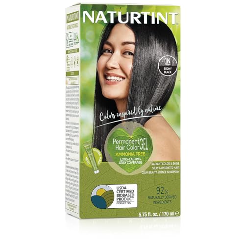Naturtint Hair Colour 1N Ebony Black 165ml