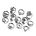 Fliyeong Premium 12 stücke Boho Frauen Knuckle Ring Fingerspitze Ringe Set Punk Style