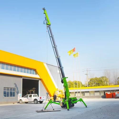High-Tonnage Tracked Material Lifter, 1-12 Ton Mini Crawler Crane for Heavy Lifting, Mobile Telescopic Boom Machine for Industrial Install, Customizable Tonnage/Color/Model, CE Certified Professional