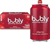 bubly Sparkling Water, Cherry, 12 Fl Oz...