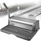 Spulenbindemaschine mit Kämmen Set, Effizienter Kammbinder zum Stanzen und Binden, ideal für Schulen und Druckgeschäfte
