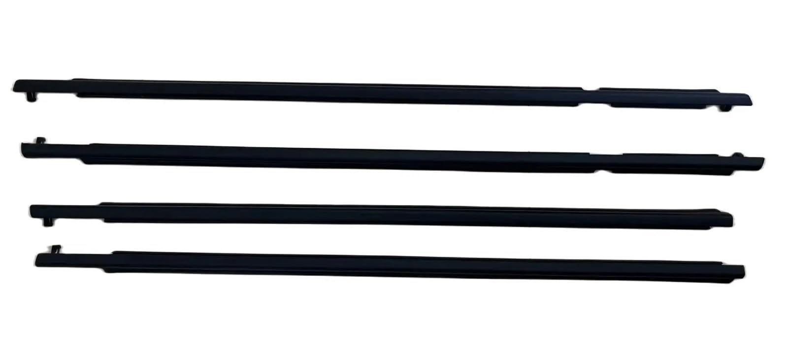 Nhabxgds One Color Fit For Rav4 2009-2012 Window Weatherstrip Belt Trim Waterproof Front Rear Outer Windows Glass Sealing Rubber
