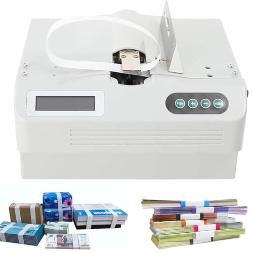 Máquina agrupadora de efectivo, totalmente automática con velocidad de encuadernación de 2 segundos para billetes, libros, verduras y frutas