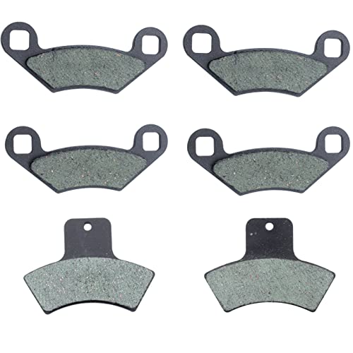 Foreverun Motor Front and Rear Brake Pads replacement for Polaris 500 Scrambler 4x4 1998 1999 2000 2001 2002 2003 2004