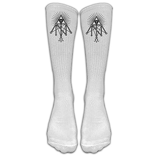 Illuminati Occult Geometric Satanic - Knee High Running Socks Knee High Socks