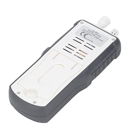 Calidad del Aire - Contador de Partículas Profesional para Detección | Probador Portátil para el Hogar, Laboratorios y Salas Limpias | Sensor PM2.5 PM10 en Tiempo Real | Medidor de