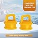 Shakas 2 PCS Car Gearbox Shift Rod Cable Bushing, Rubber Flexible Replacement 15276979 15823112 25933609 259333609, Compatible with Chevrolet Buick Cadillac GMC Jeep Ram Dodge (Orange)